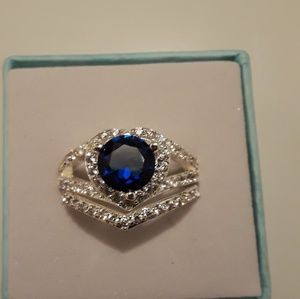 Wedding ring set size 7 brand new